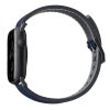 UNIQ pasek Straden Apple Watch Series    1/2/3/4/5/6/7/8/9/10/SE/SE2/Ultra/Ultra 2 42/44/45/49mm. Leather Hybrid Strap niebieski